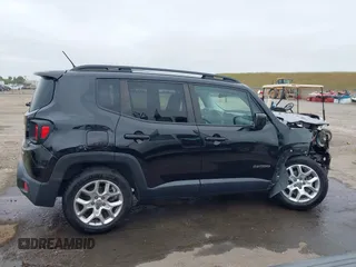 2017 Jeep Renegade Latitude with VIN ZACCJABB9HPE58804, listed as a IAAI auction lot 42100567 with 100,474 mi miles. Bid and sale history available at carsss.com. Image 13.