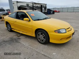 2003 Chevrolet Cavalier LS Sport with VIN 1G1JH12F237266127, listed as a Copart auction lot 75874874 with 0 mi miles and Salvage Title. Bid and sale history available at carsss.com. Image 4.