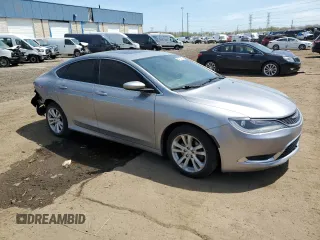 2015 Chrysler 200 Limited with VIN 1C3CCCAB0FN722834, listed as a Copart auction lot 54827095 with 123,244 mi miles and Clean title. Bid and sale history available at DreamBid. Image 4.