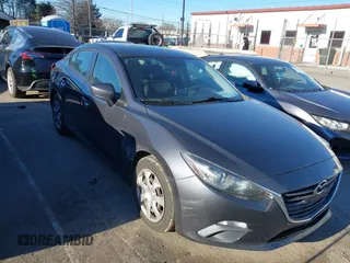 2015 Mazda 3 i Sport with VIN 3MZBM1U77FM190425, listed as a IAAI auction lot 41639316 with 89,596 mi miles. Bid and sale history available at carsss.com. Image 1.