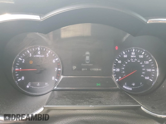 2013 Kia Optima SX with VIN 5XXGR4A60DG205952, listed as a Copart auction lot 63803755 with 177,008 mi miles and Salvage title. Bid and sale history available at DreamBid. Image 9.