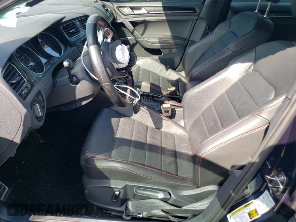 2017 Volkswagen Golf GTI Autobahn with VIN 3VW547AU7HM044801, listed as a Copart auction lot 66106443 with 79,434 mi miles. Bid and sale history available at carsss.com. Image 7.