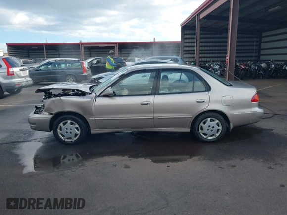 1999 Toyota Corolla VE with VIN 1NXBR12E4XZ182751, listed as a IAAI auction lot 41433066 with 56,904 mi miles and . Bid and sale history available at DreamBid. Image 14.