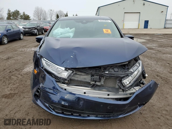 2022 Honda Odyssey Touring with VIN 5FNRL6H82NB502819, listed as a Copart auction lot 50326855 with 75,742 mi miles and Salvage title. Bid and sale history available at DreamBid. Image 5.