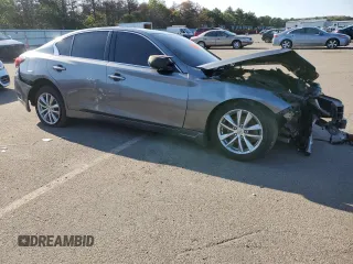 2014 Infiniti Q50 Premium with VIN JN1BV7ARXEM695610, listed as a Copart auction lot 68027764 with 144,392 mi miles and Non Repairable. Bid and sale history available at carsss.com. Image 4.