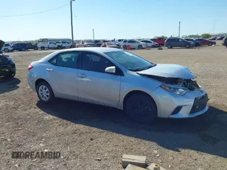 2016 Toyota Corolla L z VIN 5YFBURHE2GP459516, wystawiony jako IAAI lot #41750043 z przebiegiem 111 339 mil mil oraz . Historia ofert i sprzedaży dostępna na DreamBid. Obrazek 1.