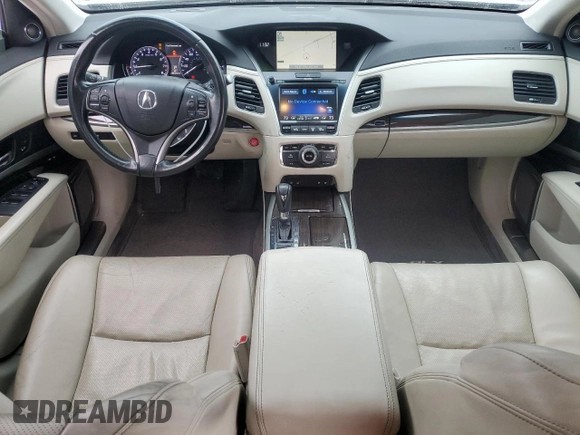 2014 Acura RLX Advance with VIN JH4KC1F98EC006189, listed as a Copart auction lot 86255644 with 105,123 mi miles and Salvage Title. Bid and sale history available at DreamBid. Image 8.