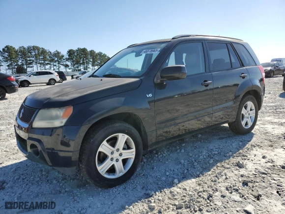 2007 Suzuki Grand Vitara Luxury with VIN JS3TE947574202136, listed as a Copart auction lot 46878965 with 180,591 mi miles and Salvage Title. Bid and sale history available at carsss.com. Image 1.