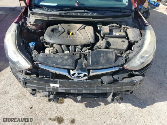 2014 Hyundai Elantra SE with VIN 5NPDH4AE4EH475169, listed as a Copart auction lot 88934815 with 144,587 mi miles and Salvage Title. Bid and sale history available at carsss.com. Image 11.
