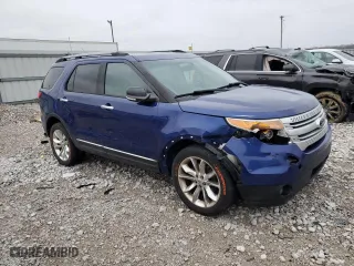 2014 Ford Explorer XLT with VIN 1FM5K8D88EGB72382, listed as a Copart auction lot 47888775 with 142,401 mi miles and Salvage Title. Bid and sale history available at carsss.com. Image 4.