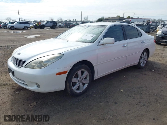2005 Lexus ES with VIN JTHBA30G655129163, listed as a IAAI auction lot 41523048 with 160,907 mi miles. Bid and sale history available at carsss.com. Image 2.