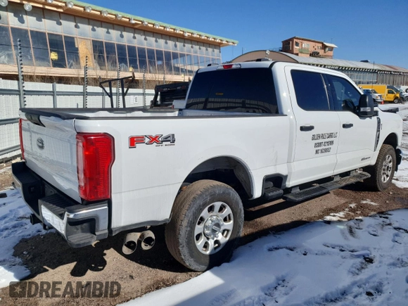 2023 Ford F-250 XL with VIN 1FT7W2BT4PEC35269, listed as a Copart auction lot 42623665 with 115,402 mi miles and Salvage Title. Bid and sale history available at DreamBid. Image 3.