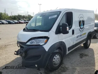 2023 Ram ProMaster Cargo with VIN 3C6LRVNG5PE500427, listed as a Copart auction lot 69669214 with Not Provided miles and Salvage Title. Bid and sale history available at DreamBid. Image 1.