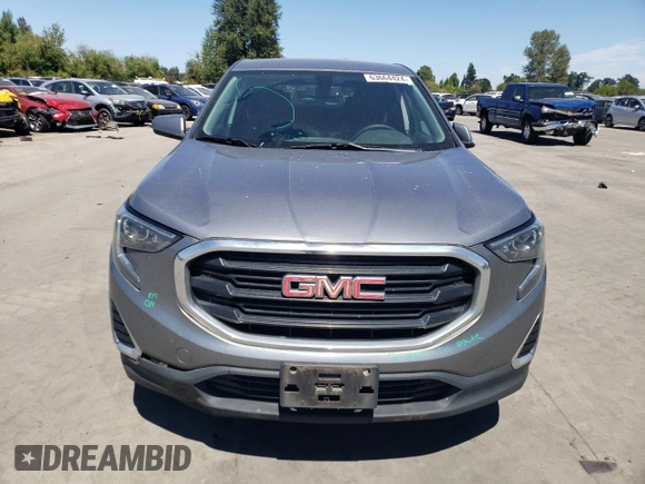 2019 GMC Terrain SLE with VIN 3GKALMEV2KL249787, listed as a Copart auction lot 63664424 with 100,522 mi miles and Salvage title. Bid and sale history available at DreamBid. Image 5.