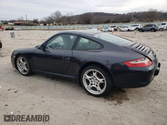 2007 Porsche 911 Carrera with VIN WP0AA29987S710907, listed as a Copart auction lot 84843114 with 0 mi miles and Salvage Title. Bid and sale history available at carsss.com. Image 2.