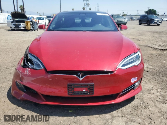 2018 Tesla Model S 75D with VIN 5YJSA1E20JF297943, listed as a Copart auction lot 52164325 with 46,051 mi miles and Salvage title. Bid and sale history available at DreamBid. Image 5.