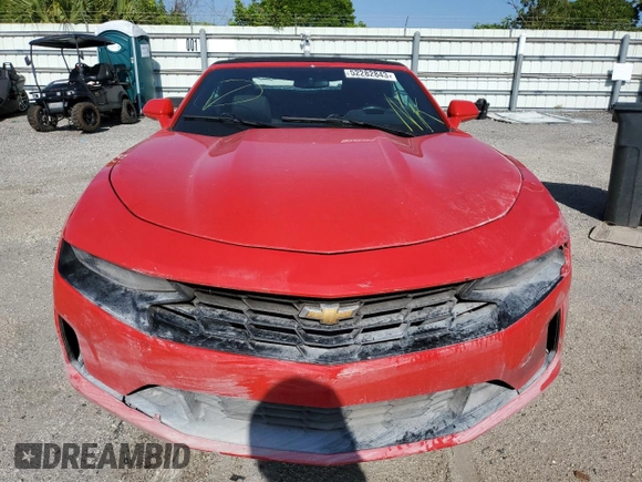 2020 Chevrolet Camaro 1LT with VIN 1G1FB3DX5L0117440, listed as a Copart auction lot 52282843 with 0 mi miles. Bid and sale history available at carsss.com. Image 5.