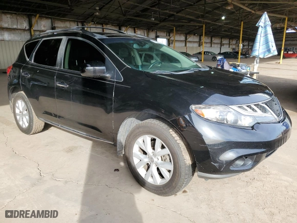 2012 Nissan Murano S with VIN JN8AZ1MU0CW115068, listed as a Copart auction lot 41655494 with 160,721 mi miles and Clean Title. Bid and sale history available at carsss.com. Image 4.
