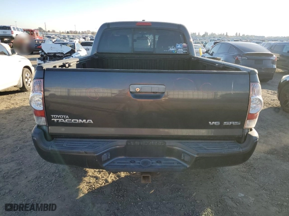 2010 Toyota Tacoma with VIN 3TMMU4FN7AM020308, listed as a Copart auction lot 83439824 with 134,559 mi miles and Salvage Title. Bid and sale history available at carsss.com. Image 6.