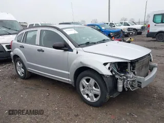 2008 Dodge Caliber SXT with VIN 1B3HB48B28D784715, listed as a IAAI auction lot 41989069 with 89,987 mi miles. Bid and sale history available at carsss.com. Image 1.
