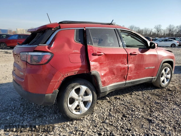 2019 Jeep Compass Altitude with VIN 3C4NJCBB7KT658195, listed as a Copart auction lot 48542205 with 71,134 mi miles and Salvage Title. Bid and sale history available at carsss.com. Image 3.