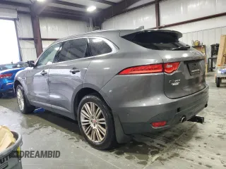 2019 Jaguar F-Pace 30t Portfolio z VIN SADCN2GX9KA357787, wystawiony jako Copart lot #56532995 z przebiegiem 97 594 mil mil oraz Czysty tytuł • Clean title. Historia ofert i sprzedaży dostępna na DreamBid. Obrazek 2.