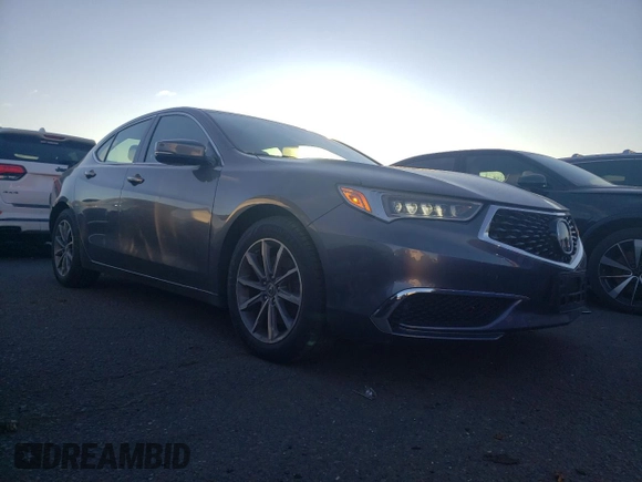 2019 Acura TLX w/Technology Pkg with VIN 19UUB1F57KA000063, listed as a Copart auction lot 87255144 with 43,251 mi miles and Salvage Title. Bid and sale history available at carsss.com. Image 4.