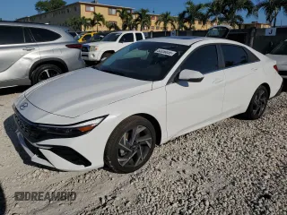 2025 Hyundai Elantra Limited z VIN KMHLN4DJ7SU129286, wystawiony jako Copart lot #53356855 z przebiegiem 4 106 mil mil oraz Szkoda całkowita • Salvage title. Historia ofert i sprzedaży dostępna na DreamBid. Obrazek 1.
