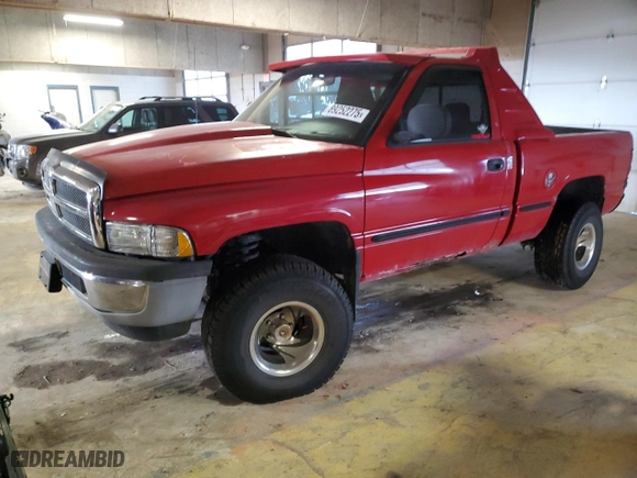 1998 Dodge Ram 1500 with VIN 1B7HF16Y7WS585645, listed as a Copart auction lot 89252275 with 0 mi miles and Clean Title. Bid and sale history available at carsss.com. Image 1.