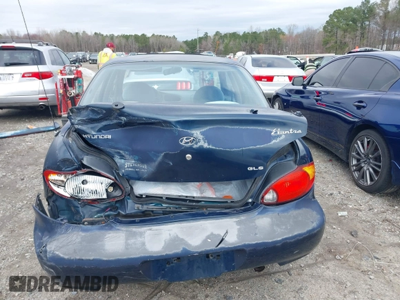 2000 Hyundai Elantra GLS with VIN KMHJF35F9YU990177, listed as a IAAI auction lot 41779807 with 175,114 mi miles and . Bid and sale history available at DreamBid. Image 17.