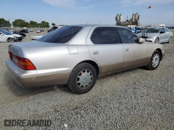 1995 Lexus LS 400 z VIN JT8UF22E3S0009474, wystawiony jako Copart lot #56906185 z przebiegiem 225 087 mil mil oraz Czysty tytuł • Clean title. Historia ofert i sprzedaży dostępna na DreamBid. Obrazek 3.