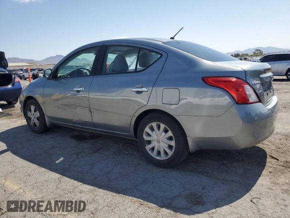 2012 Nissan Versa SV with VIN 3N1CN7AP0CL946595, listed as a Copart auction lot 59562915 with 107,228 mi miles and Salvage title. Bid and sale history available at DreamBid. Image 2.