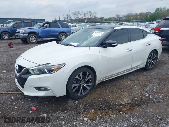 2017 Nissan Maxima SV with VIN 1N4AA6AP1HC408491, listed as a IAAI auction lot 42000982 with 133,481 mi miles and . Bid and sale history available at DreamBid. Image 2.