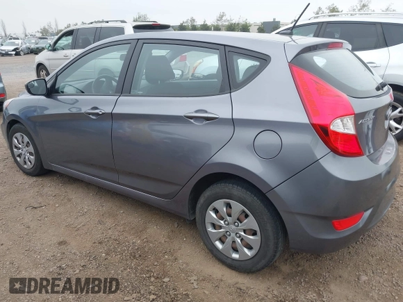 2016 Hyundai Accent SE with VIN KMHCT5AE6GU278170, listed as a IAAI auction lot 42148771 with 114,836 mi miles. Bid and sale history available at carsss.com. Image 3.