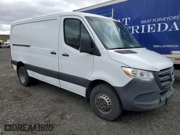 2021 Mercedes-Benz Sprinter with VIN W1Y5EBHY5MT073670, listed as a Copart auction lot 51077245 with Not Provided miles and Salvage Title. Bid and sale history available at DreamBid. Image 4.