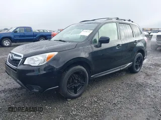 2015 Subaru Forester 2.5i Premium with VIN JF2SJADC8FG567560, listed as a IAAI auction lot 41296722 with 75,392 mi miles. Bid and sale history available at carsss.com. Image 2.