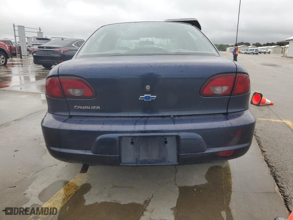 2002 Chevrolet Cavalier with VIN 1G1JC524627322363, listed as a Copart auction lot 74495274 with 0 mi miles and Non Repairable. Bid and sale history available at carsss.com. Image 6.
