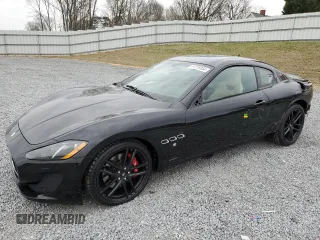 2015 Maserati GranTurismo Sport with VIN ZAM45VLA0F0127582, listed as a Copart auction lot 41279354 with 48,993 mi miles. Bid and sale history available at carsss.com. Image 1.