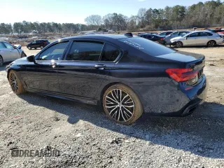 2019 BMW 7 Series 750i with VIN WBA7F0C53KGM24560, listed as a Copart auction lot 37540533 with 0 mi miles. Bid and sale history available at carsss.com. Image 2.