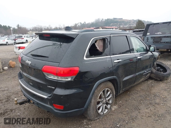 2014 Jeep Grand Cherokee Limited with VIN 1C4RJFBG2EC279944, listed as a IAAI auction lot 41591623 with 150,588 mi miles and . Bid and sale history available at DreamBid. Image 4.