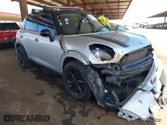 2014 MINI Countryman S with VIN WMWZC3C56EWP27328, listed as a IAAI auction lot 42187458 with 140,616 mi miles and . Bid and sale history available at DreamBid. Image 1.
