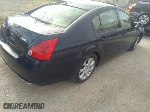 2007 Nissan Maxima 3.5 SE with VIN 1N4BA41E47C861042, listed as a IAAI auction lot 41750035 with 115,568 mi miles. Bid and sale history available at carsss.com. Image 4.