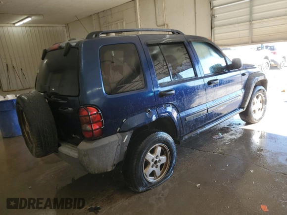 2005 Jeep Liberty Sport with VIN 1J4GL48K65W592215, listed as a Copart auction lot 83214884 with 251,359 mi miles and Salvage Title. Bid and sale history available at carsss.com. Image 3.