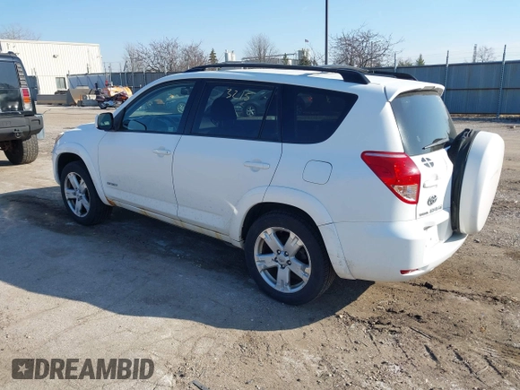 2007 Toyota RAV4 Sport with VIN JTMBK32V275029400, listed as a IAAI auction lot 41783215 with 187,831 mi miles. Bid and sale history available at carsss.com. Image 3.