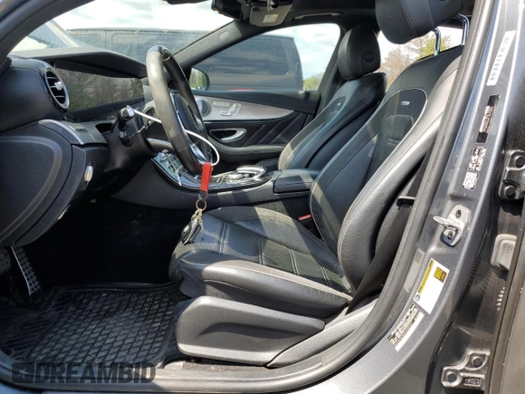 2019 Mercedes-Benz E 63 S AMG with VIN WDDZF8KB2KA689531, listed as a Copart auction lot 58630144 with 56,796 mi miles and Salvage Title. Bid and sale history available at DreamBid. Image 7.