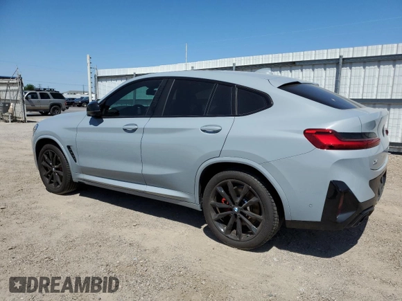 2024 BMW X4 M40i с VIN 5UX43DT00R9X03584, выставлен на аукционе Copart как лот 52022455 с пробегом 6 148 миль миль и Списание • Salvage title. История ставок и продаж доступна на DreamBid. Изображение 2.