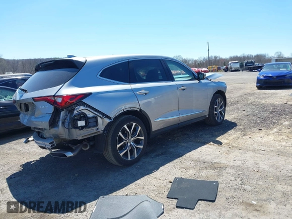 2024 Acura MDX Technology с VIN 5J8YE1H41RL001186, выставлен на аукционе IAAI как лот 42065043 с пробегом 24 357 миль миль и . История ставок и продаж доступна на DreamBid. Изображение 4.