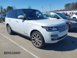2015 Land Rover Range Rover HSE z VIN SALGS2VF4FA238480, wystawiony jako IAAI lot #41644507 z przebiegiem 108 846 mil mil oraz . Historia ofert i sprzedaży dostępna na DreamBid. Obrazek 1.