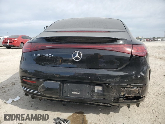2023 Mercedes-Benz EQE with VIN W1KEG2BB2PF035809, listed as a Copart auction lot 47504175 with 24,241 mi miles and Salvage Title. Bid and sale history available at carsss.com. Image 6.
