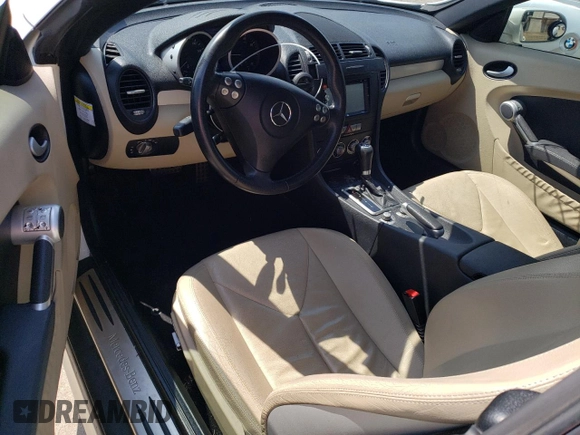 2007 Mercedes-Benz SLK-Class 3.0L with VIN WDBWK54F17F134263, listed as a Copart auction lot 63524744 with 64,006 mi miles and Non Repairable. Bid and sale history available at carsss.com. Image 8.